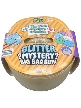 RMS Crazy Fun GIANT Big 7” Glitter Mystery Big Bao Bun Dumpling NEW & SEALED✨